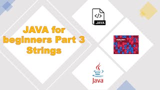 JAVA for Beginners Part 3 - Strings - Tagalog