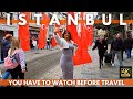 Istanbul Turkey 2022 4K Walking Tour-TAKSIM SQUARE,ISTIKLAL STREET,GALATA TOWER,KARAKOY,EMINONU