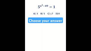 Solving Exponential Equation // Made Easy #shorts #weekymaths