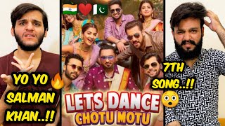 Lets Dance Chotu Motu Reaction | Kisi Ka Bhai Kisi Ki Jaan | Salman Khan | Yo Yo Honey Singh | DSP