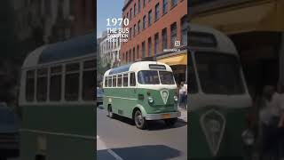 Evolution of Bus from year 1800 to 2024. Amazing development #bus #evolution