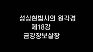 성상현법사의 원각경 제18강 금강장보살장3