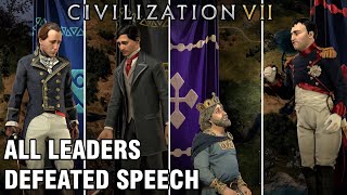 CIVILIZATION 7 DEFEATED SPEECH | ALL LEADERS (4K)