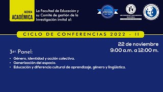 Agenda académica 2022-2 Panel 3