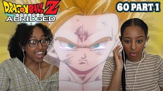 WE GOT CHILLS | DragonBall Z Abridged Episode 60 - Part 1 | Reaction **we never watched DBZ**