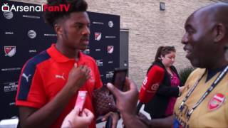 Arsenal 2 MLS All Stars 1 | We Really Wanted To Win says Chuba Akpom