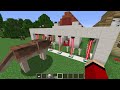 mikey vs jj safest dog house build challenge in minecraft maizen