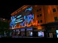 Beijing Wangfujing pedestrian street, walking at night,4K HDR