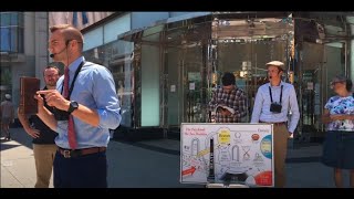 Street Preaching Toronto - Heaven is not earned #streetpreaching #evangelism #streetpreacher