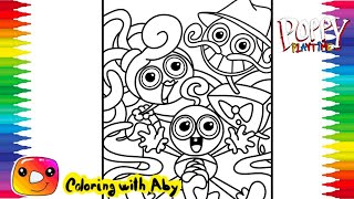 Long Legs Family Reunion coloring | Mommy Daddy & Baby Long Legs Coloring Pages |Elektronomia - Fire