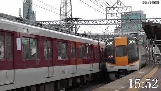 【定点映像】近鉄名古屋線 米野駅 35分間ノーカット