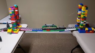 Duplo Suspension Bridge for the Lego train