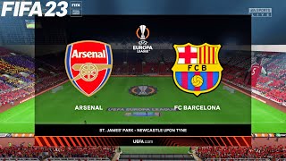 FIFA 23 | Arsenal vs Barcelona - UEFA Europa League - Gameplay PS5
