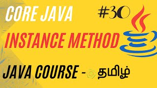 Instance Method in Java | Java Course in Tamil | Ganesh Teaching Studio