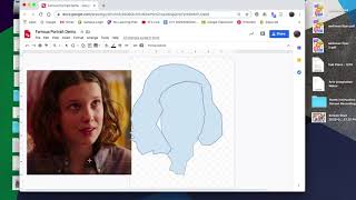 Day 2 Portrait - Blocking Out Basic Shapes on Google Drawings