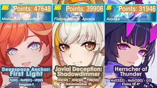 Honkai Impact 3rd: Ex-Memorial Arena Ver 8.0 W2 | Guaymas, Aponia, Assaka | FL(S2), JDS(S0), HoT(SS)