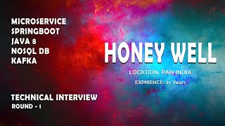 SELECTED? | HONEYWELL | Java microservice springboot real time interview | Real time interview