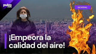 Incendios en Usme y Sopó empeoran la calidad del aire en Bogotá | Pulzo