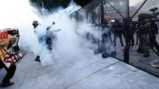 Arrests and injuries reported after 'No Kings' protest in downtown LA