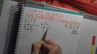 LCM of 15 and 12 In Hindi | Basic Mathematics By KclAcademy | Maths | Questions Solutions |