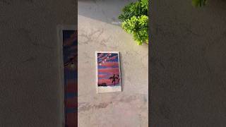 Sunset Polaroid painting#shorts #painting #easy #art #ashortaday #acrylic #sunset #drawing #beginner