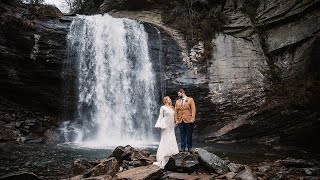 Waterfall Wedding near Asheville, NC | Legacy + Legend | Harmony + Thomas