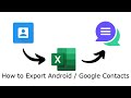 How to Export Contacts from your Android Phone (Google)