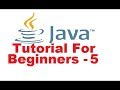 Java Tutorial For Beginners 5   Getting User Input using Java Full HD