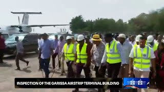 WATCH HOW PRESIDENT RUTO ARRIVED IN GARISSA TO INSPECT GARISSA AIRSTRIP!!