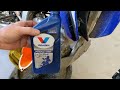 wr250r oil change with motorkote 🛢️🏍️ wr250x