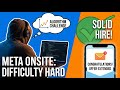 Mock Meta DSA Interview With Midlevel Engineer - Hard Difficulty - Solid Hire