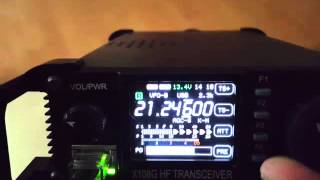 A QSO with YT100SG and LZ2RS with the X108G