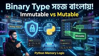 Python Binary Type & Memory Foundations | Understand Bytes, Bits & Memory in Python