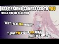 【ASMR ROLEPLAY】 Best Friend Confesses To You While You Are Sleeping  [F4A] [GFE] [Kissing]