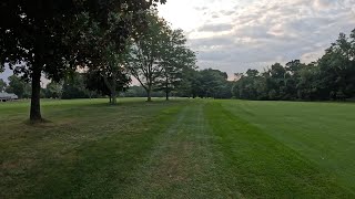 Mowing 2 holes in 12:14 [golf rough] [POV]