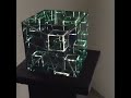 tesseract hypercube 4th dimension infinity mirror art sculpture by nicky alice