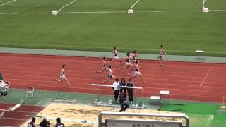 2013年度 第3回学連競技会 男子100m 2組