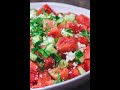 Watermelon and Feta: a match made in heaven! #shorts