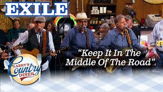 EXILE performs KEEP IT IN THE MIDDLE OF THE ROAD on LARRY'S COUNTRY DINER!