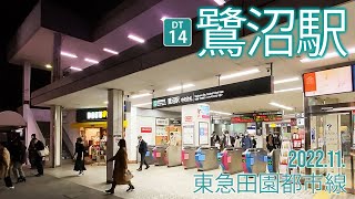 東急田園都市線【鷺沼駅 DT-14 】2022.11.神奈川県川崎市宮前区