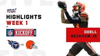 OBJ Browns Debut | NFL 2019 Highlights