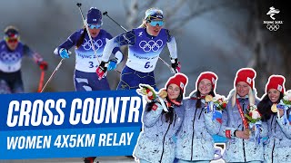 Cross-Country Skiing - Women's 4x5km Relay Classic/Free | Full Replay | #Beijing2022