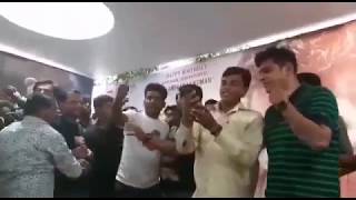 Shivarajkumar gets angry on Fan at His Birthday