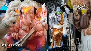 Dhoolpet Ganesh idols 2019 | Latest Ganesh idols painting