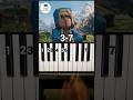 Minecraft Movie - Ode To Dennis Scene (Part 2) Easy Piano Tutorial #shorts #minecraft