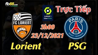 Soi kèo trực tiếp Lorent vs PSG - 3h00 Ngày 23/12/2021 - vòng 19 Ligue 1