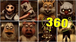 DARK DECEPTION PIZZA TIME ALL JUMPSCARES 360
