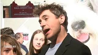 Rdj with son indio falconer downey at the premiere of the shaggy dog
