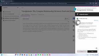 Attaching Safe Assign to a Assignment