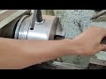 กลึงปอกผิวกลึงปาดหน้า lathe มือใหม่หัดกลึง